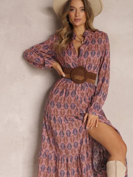 Ciemnoróżowa Sukienka Nikerine różowa