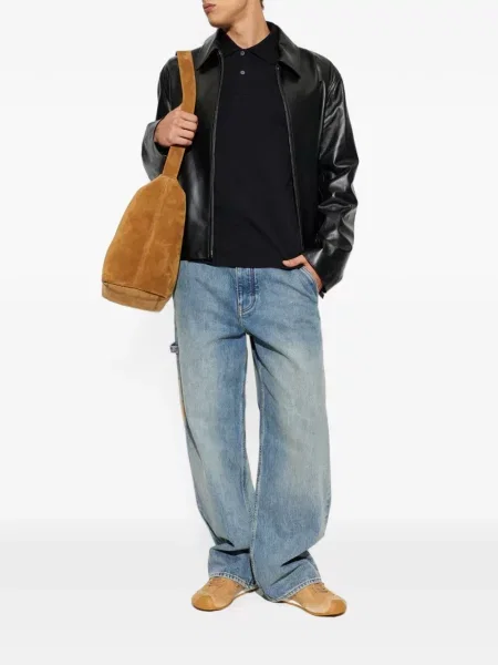 Geanta de piele Loewe negru