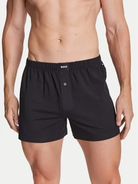 BOSS Set 2 perechi de boxeri negru
