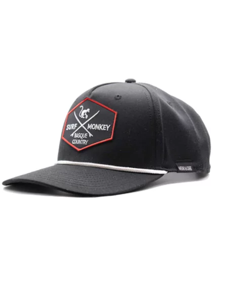 Surf Monkey Șapcă sport Baseballkappe mit Kordel' negru