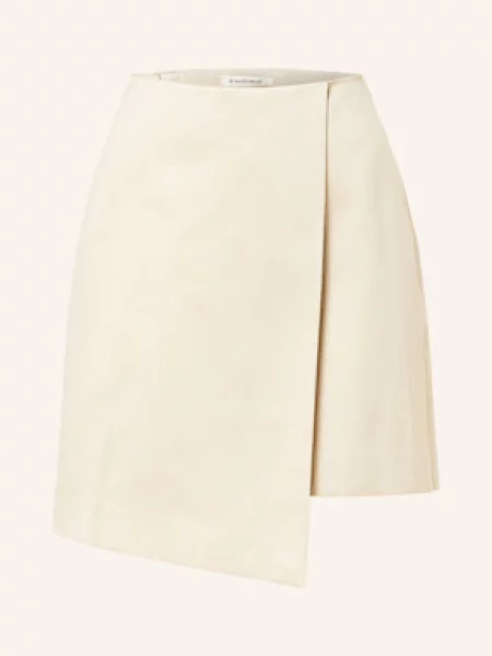 By Malene Birger Spódnica Raye W Kopertowym Stylu beige beżowa