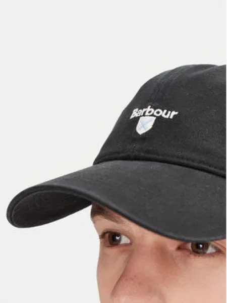 Barbour Kšiltovka pastelová modrá bílá černá