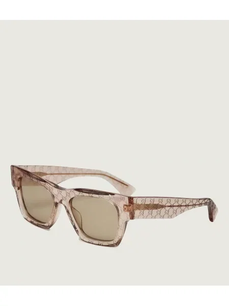 Gucci ochelari de soare Wayfarer pentru femei bej