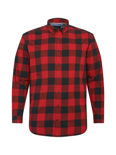 Jack & Jones Plus Košulja Gingham krvavo crvena crna