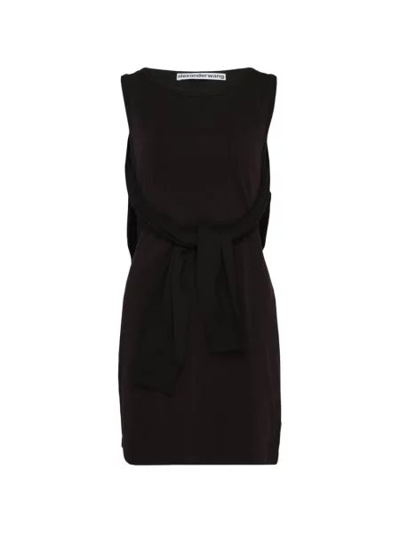 Rochie mini Alexander Wang cu legături negru