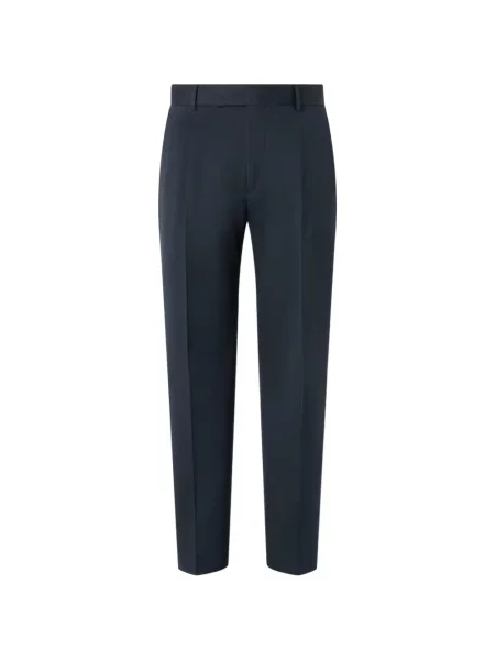 Pantaloni Zegna de lână albastru