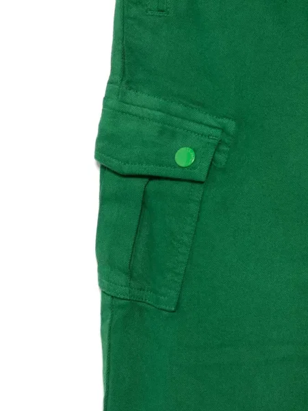 Spodnie cargo dziecięce Stella Mccartney zielone