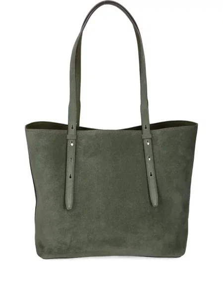 Geantă Kate Spade din piele de căprioară verde