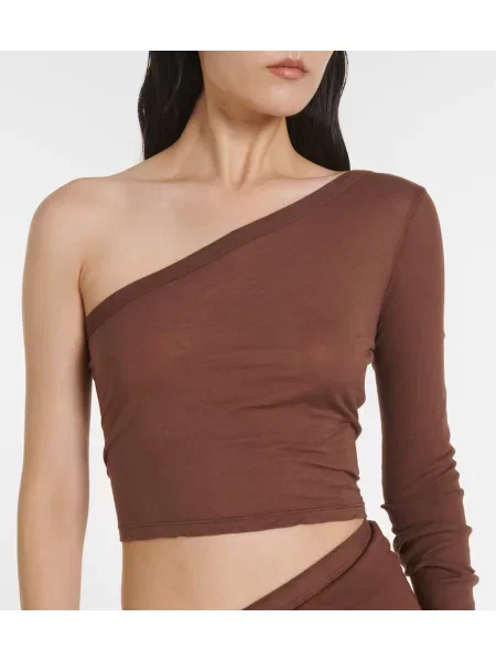 Top Rick Owens din jerseu alb