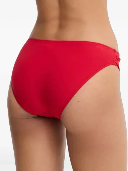 Reversibil bikini Michael Michael Kors cu broderie din piele de căprioară portocaliu