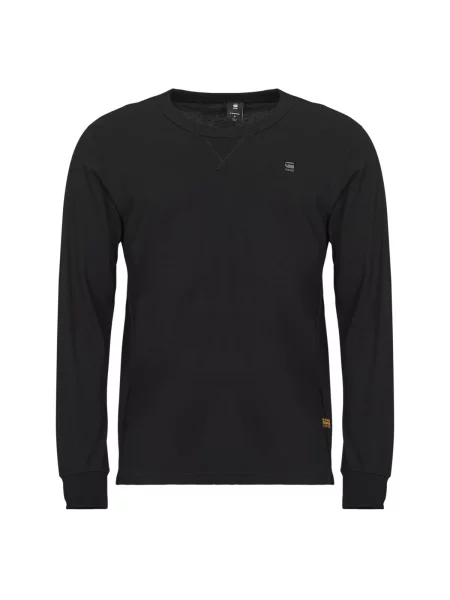 Majica z dolgimi rokavi G-star Raw z dolgimi rokavi črna
