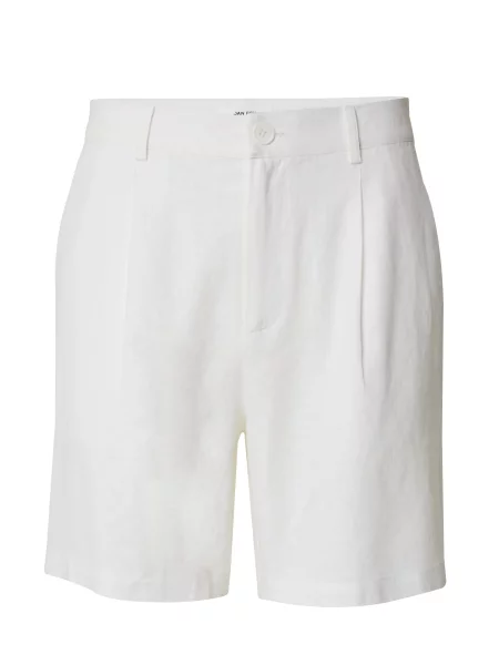 DAN FOX APPAREL Pantaloni cutați Alan' alb