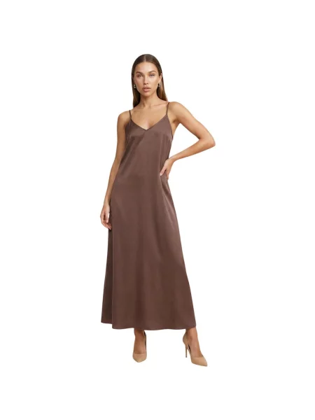 Rochie Only cu bretele maro