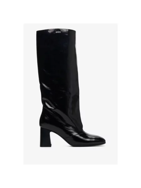 Широкие сапоги Estro черные