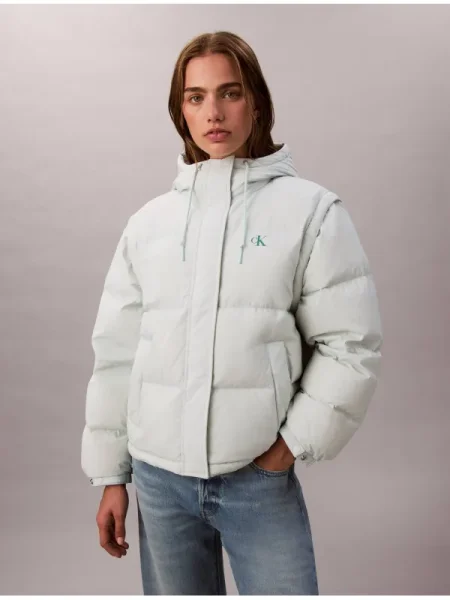 Calvin Klein Jeans Geacă de puf | Relaxed fit albastru