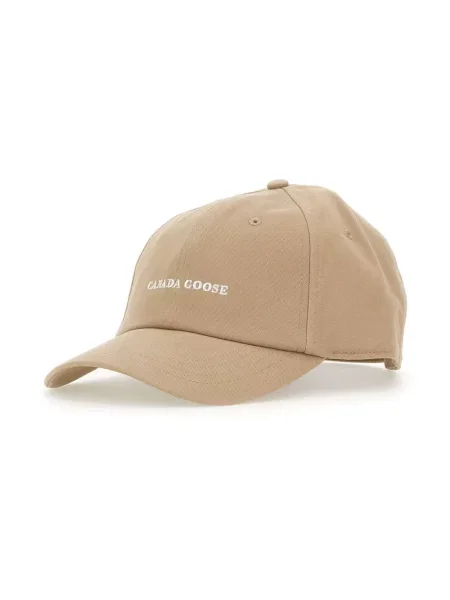 Canada Goose Czapka Z Daszkiem Everyday weiss beżowa