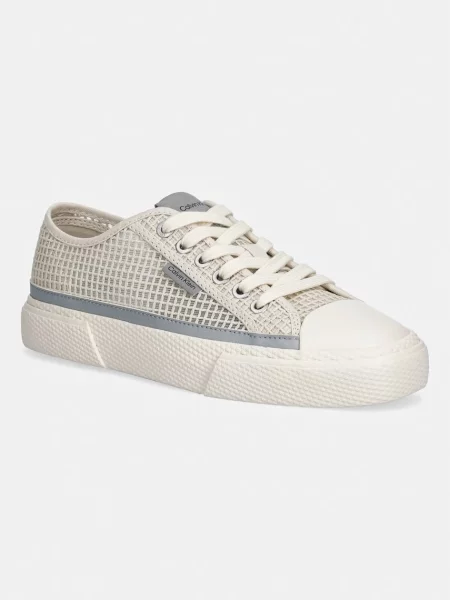 Sneakerși Calvin Klein bej