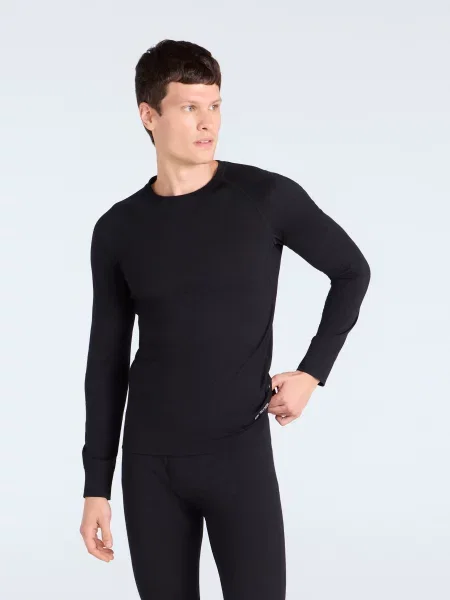 Merino koszulka termoaktywna Black czarna