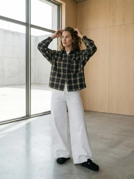 Сорочка повсякденна Seventeen кашемір коричневий