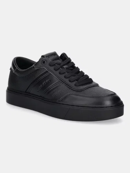 Маратонки Calvin Klein CLEAN CUP LOW LACE TAPE мъжки черно