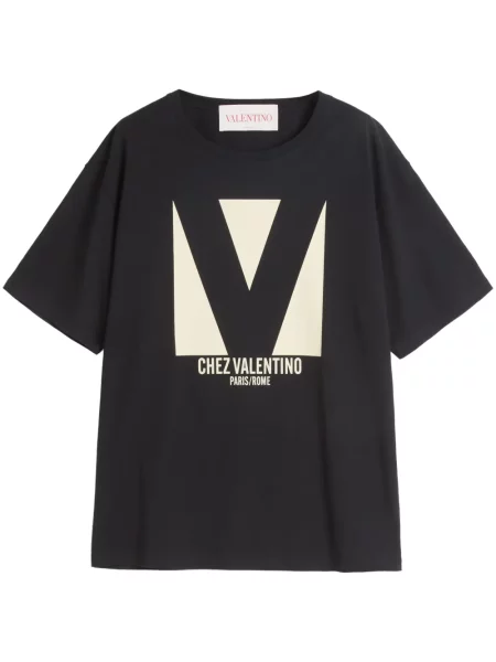 Tricou Valentino Garavani cu imagine negru