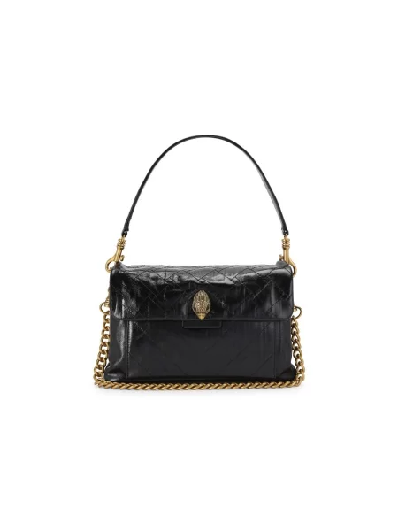 Kurt Geiger London crossbody kabelka dámska kožená CELIA čierna