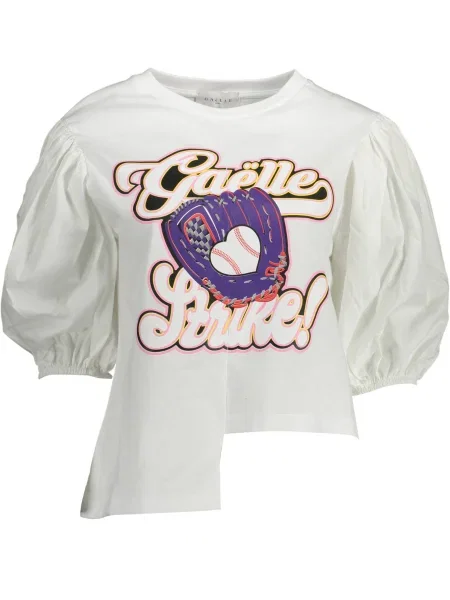 Tricou Gaëlle Paris alb