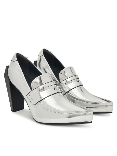 Loafersy United Nude strieborná