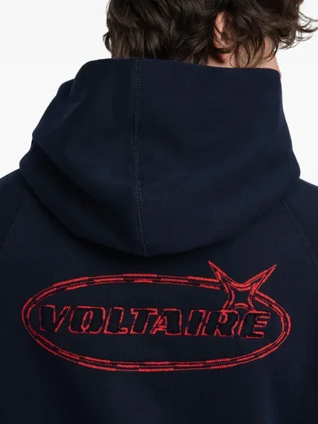 Hanorac cu glugă Zadig&voltaire albastru