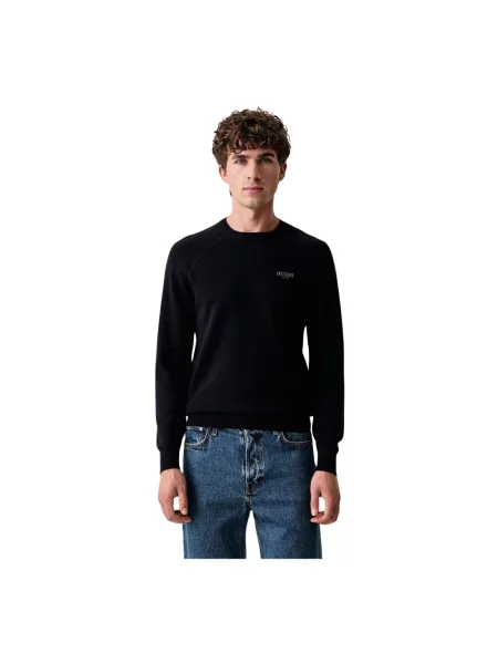 Sweter Guess wełniany niebieski