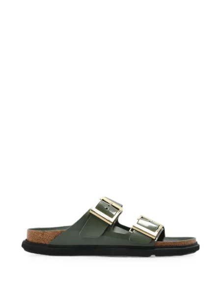 Sandale Birkenstock cu cataramă verde