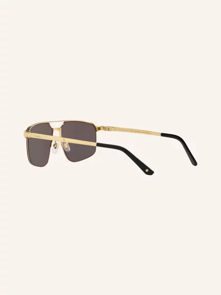 Cartier Okulary Przeciwsłoneczne gold brązowe