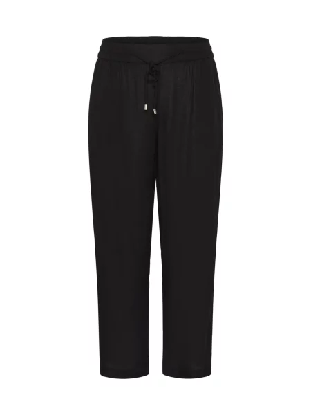 KAFFE CURVE Hlače Mille' črna