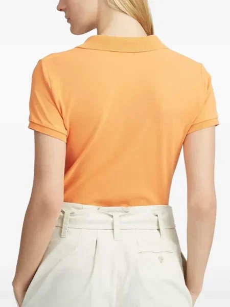Pulover Polo Ralph Lauren cu decolteu rotund portocaliu