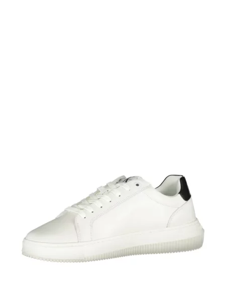 Fűzős csipkés sneaker Calvin Klein fehér