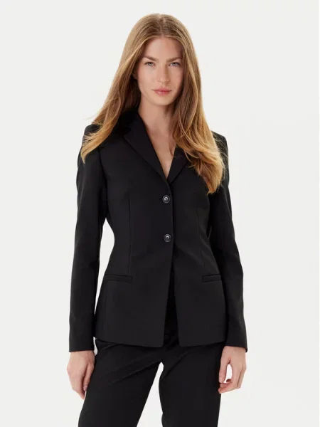 HUGO Suknjič Alirani črna