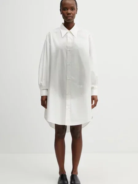 Maison Margiela sukienka koszulowa biała