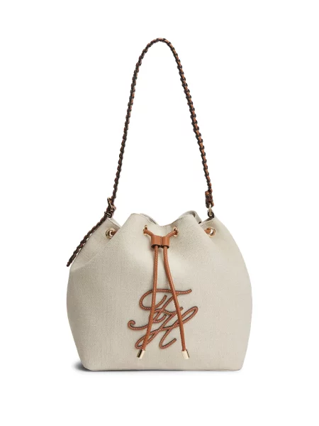 TOMMY HILFIGER Geantă tip sac crem / maro pueblo bej