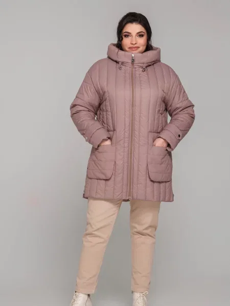 Демісезонна куртка All Posa світло-коричневий коричнева