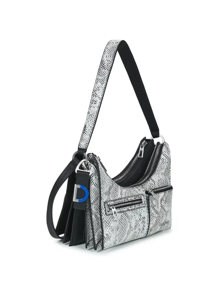 Geanta crossbody Desigual alb