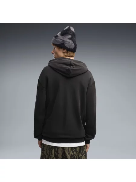PUMA MÄ™ska luÅºna bluza z kapturem Essentials Elevated No. 1 OdzieÅ¼ S czarny