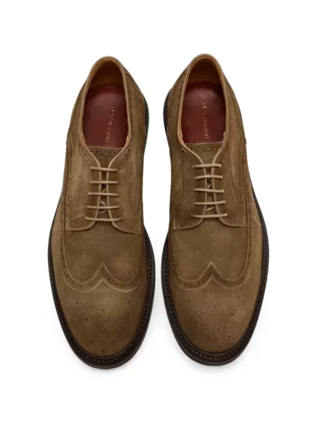 Šněrovací semišový brogue Magnanni hnědý