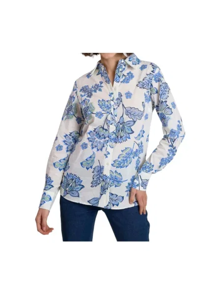 Wielobarwność koszula Naf Naf w kwiatki