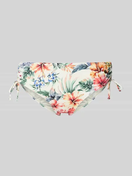 Figi bikini z ozdobnymi kokardami model ‘Salsa’ Lascana biały