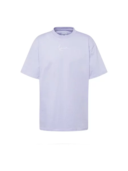 Karl Kani Tricou mov pastel alb