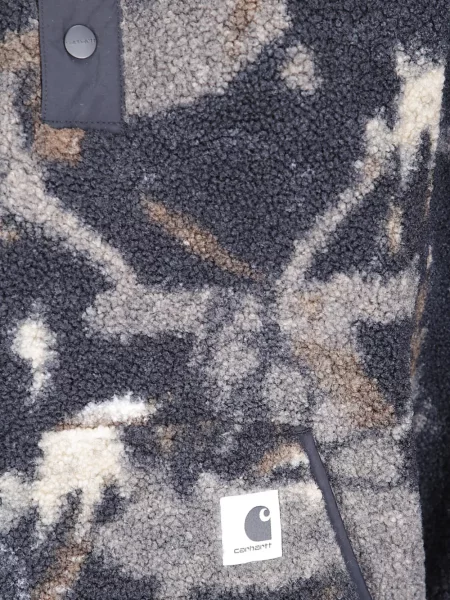 Geacă Carhartt Wip cu imagine cu model camuflaj gri