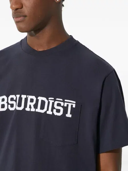 Tricou Engineered Garments scurt albastru