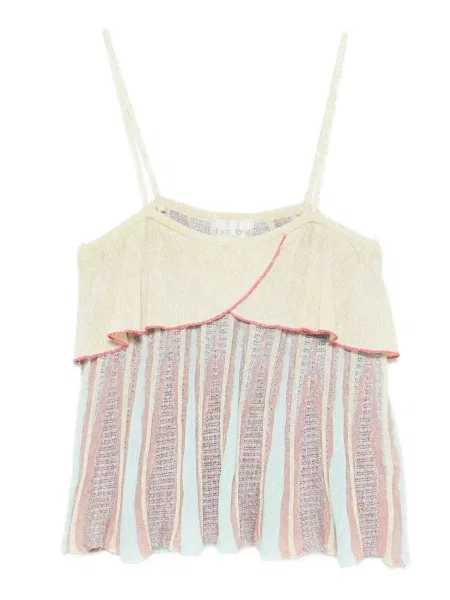 Top Forte_forte cu dungi cu volane