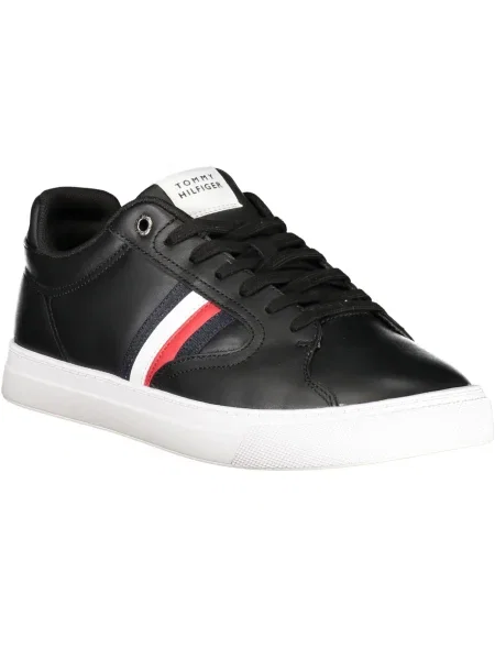 Teniși Tommy Hilfiger din piele negru