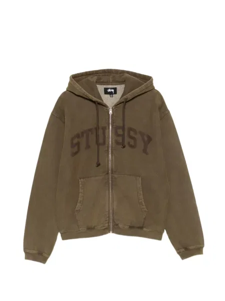 Hanorac cu glugă Stüssy cu imagine verde